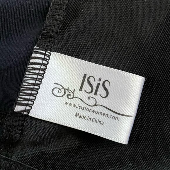 Isis Womens Sports Bra Sz Large Black Wireless CoolMax Full Coverage Gym Workout - Picture 6 of 7